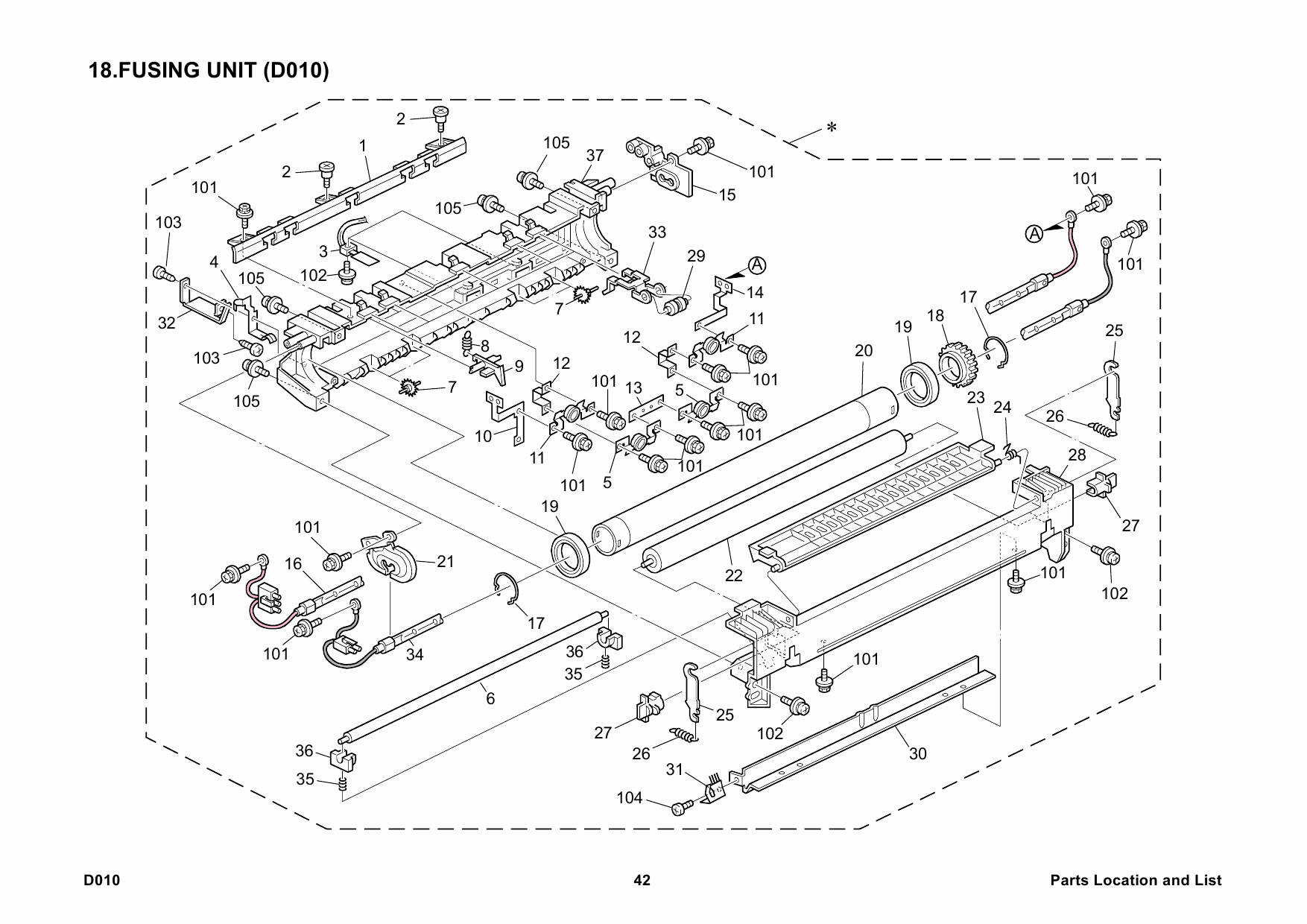 RICOH Aficio MP-2500 D010 Parts Catalog-5